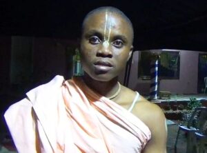 President of Kumasi ,Hare KrishnaTemple, Chaitanya Bagbagtas